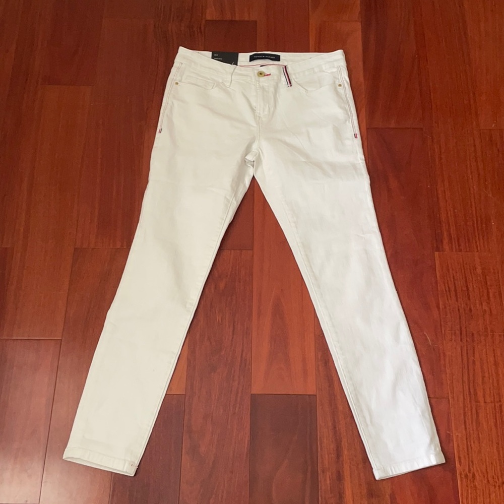 TOMMY HILFIGER RALEIGH SKINNY WHITE JEANS